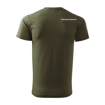 Koszulka męska - khaki - LOGO - rozmiar XL